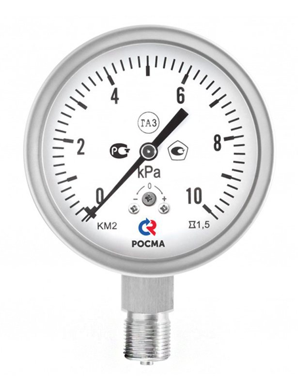 Манометры коррозионностойкие для измерения низких давлений газов ...